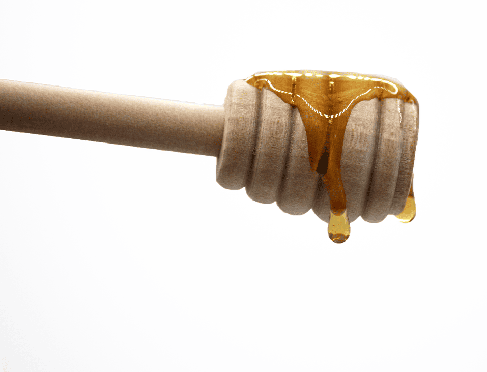 Close-up product photo of Cape Botanical Honey showing natural golden honey